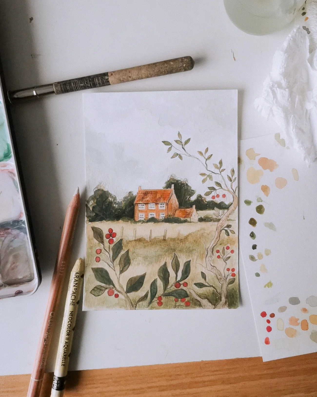 Autumn 🍂🍁✨

The season of searching for cosy countryside cottages that seem to settle so beautifully into this golden season.

🗝️ Patrons, look out for your september wallpaper, which is based on this little painting study