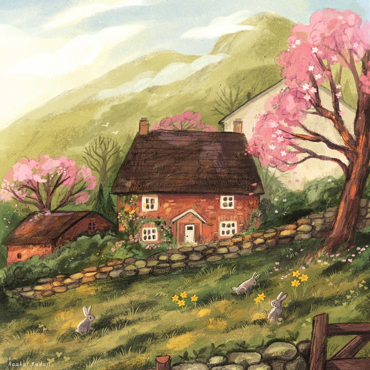 Blossom abound, daffodils, and the dawn chorus. Transitioning into these last ten days of Ramadan cherishing all that is hopeful.