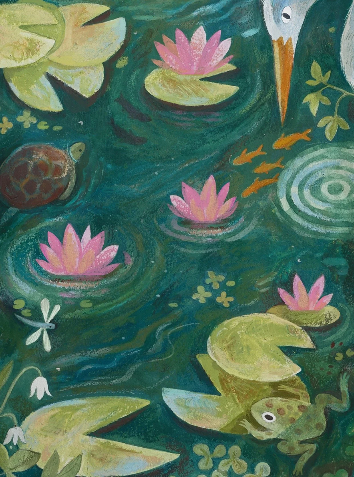 Hello folks, I hope you're well. I've been relishing this time offline as spring sets in, but wanted to quickly check in and see how you're keeping. I also wanted to share this preview of the April art print reward, which is a reworked version of my 