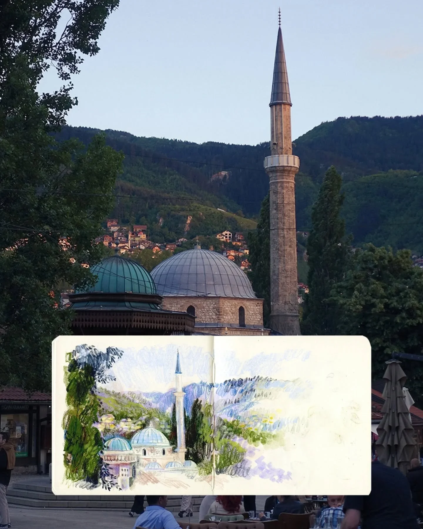 Postcards from Bosnia 

I recently returned from a captivating trip to Bosnia &amp; Herzegovina, and it&rsquo;s taken some time to sort through the photos, sketches, and thoughts it inspired. I feel it's partly due to what Bosnia holds as a complex, 