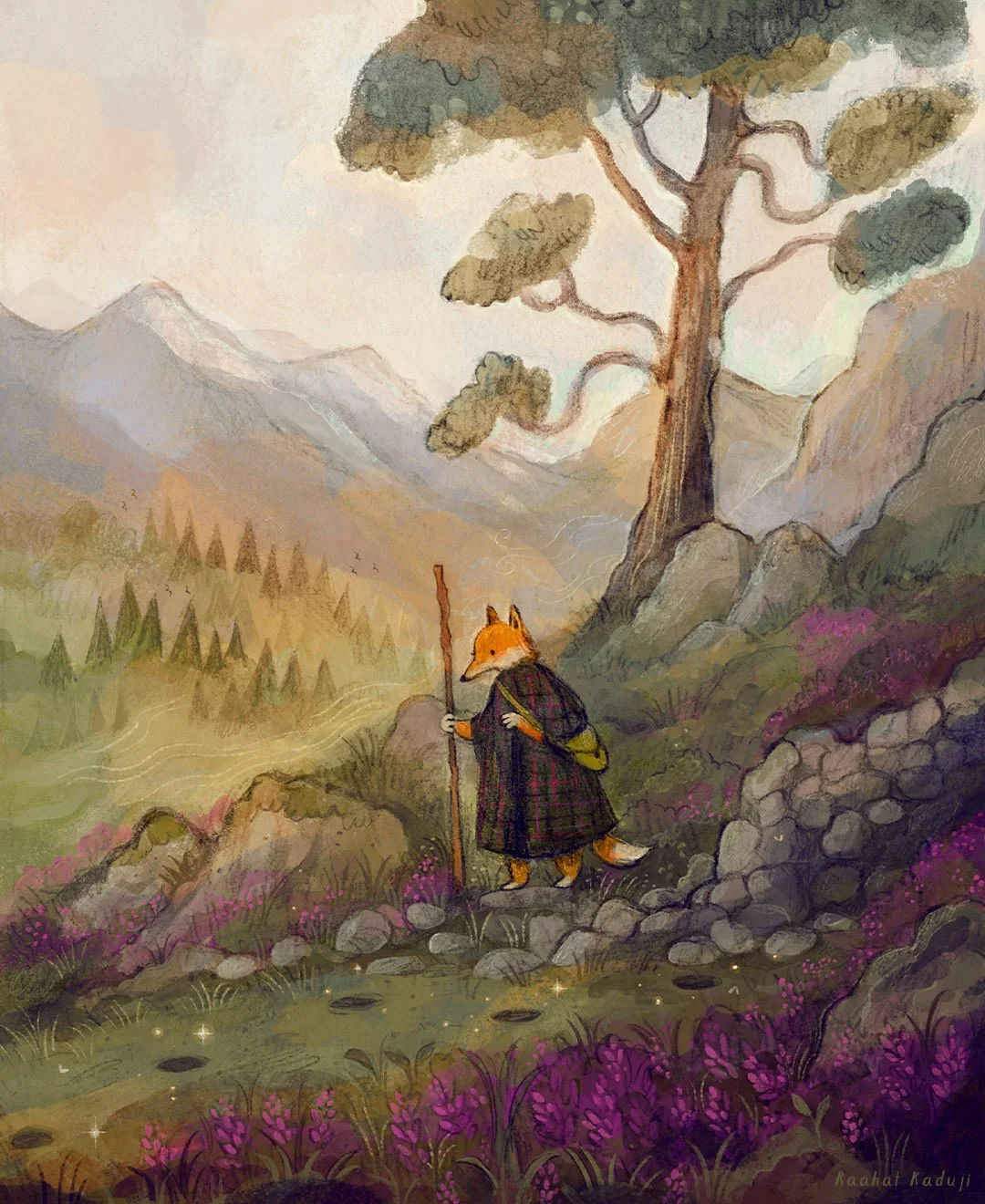 Day 1 - Discovered

Early that morning, Fox discovered fresh tracks. No other creature except her ever walked the beaten path, and her instinct urged her to follow. ✨

And so we begin! Thank you for joining #animaladventuresweek2026, we really hope y