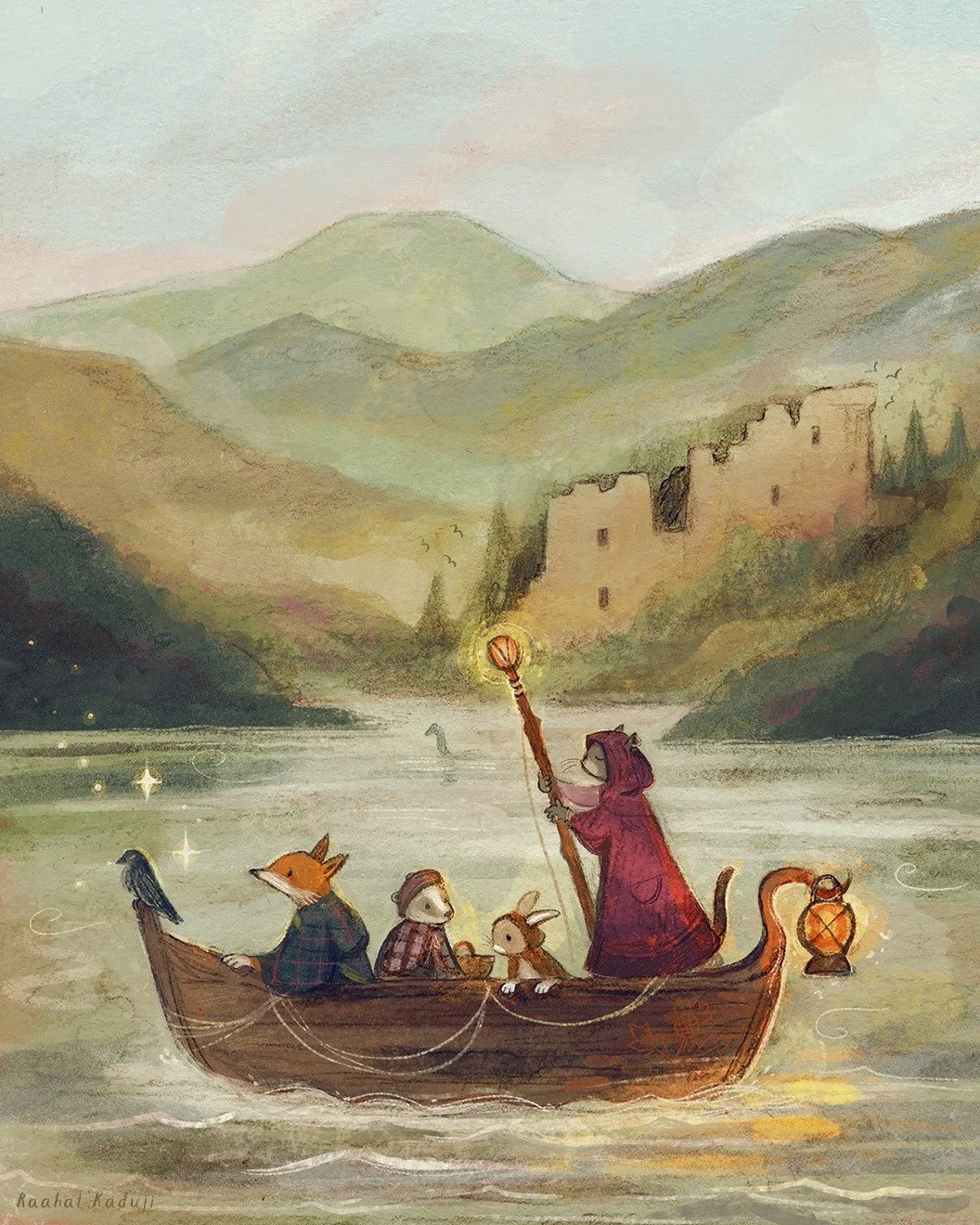 Day 4 - A helping hand

The rain cleared just in time for the Ferrycat to offer a helping hand across the water. Fox had never ventured this way before, and she wondered what secrets lay on the other side. ✨

Did you notice the little cryptid easter 