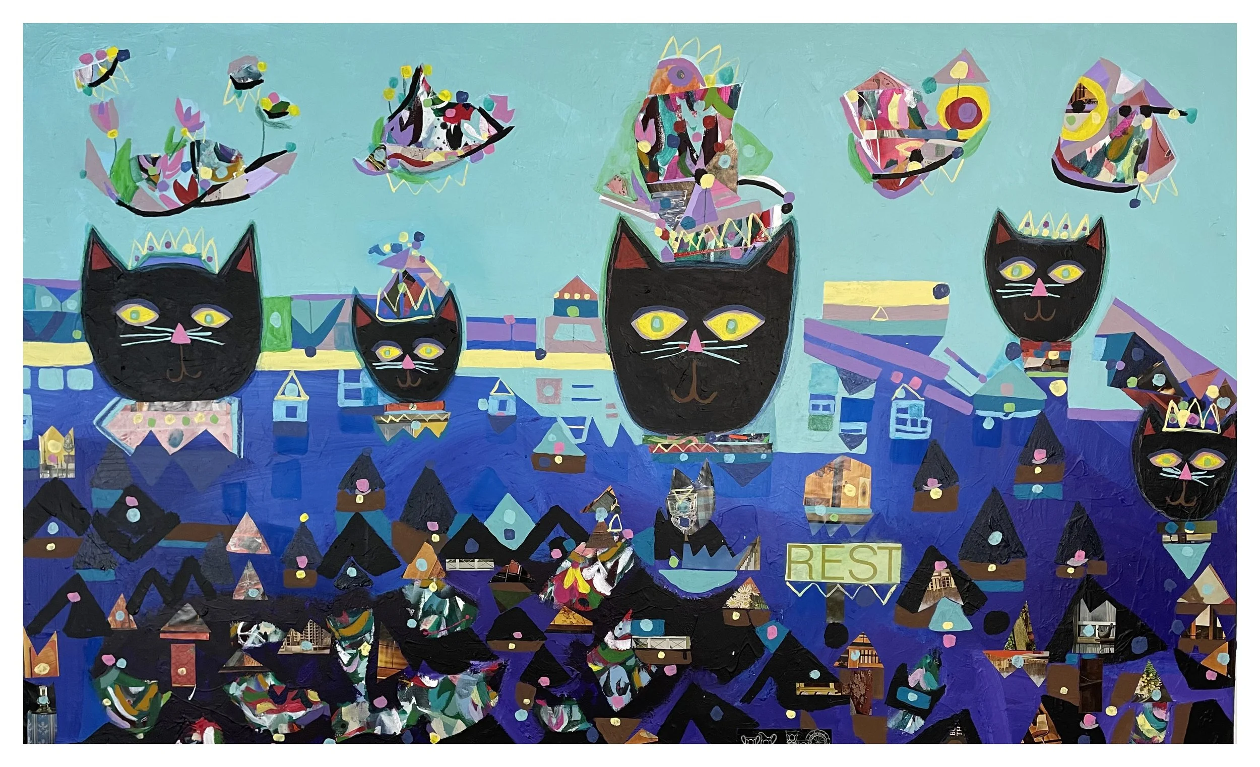 Black Cat Landscape
