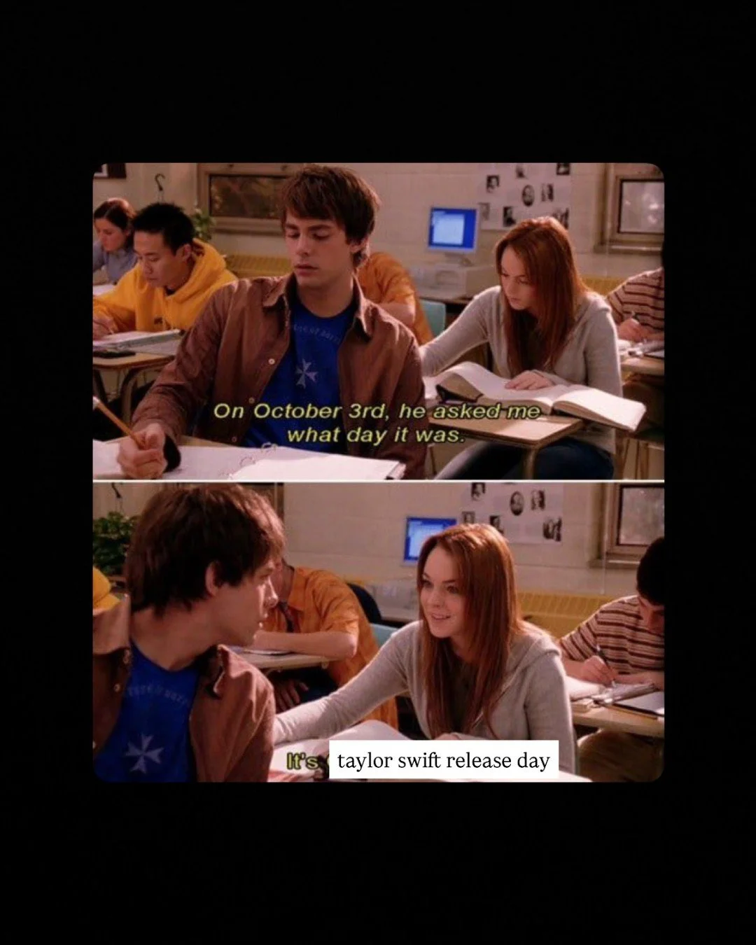 Happy October 3rd to all who celebrate, whatever it means to you.😉❤️&zwj;🔥🍂

#karmayoga #meangirls #october3rd #taylorswiftreleaseday #swiftie #sfyoga #TLOAS