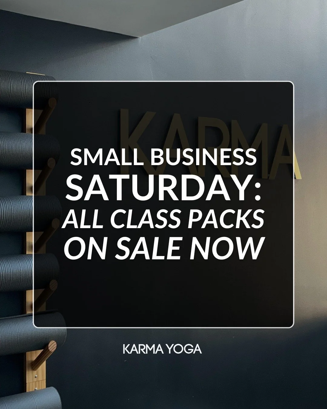 Our Small Business Saturday Sale is here! 🎁🫶🦃

✨ The more classes, the more you save... ✨
🖤 5 Class Packs 👉 10% off
🖤  10 Class Packs 👉 20% off
🖤 20 Class Packs 👉 30% off

Classes in this sale never expire. Sale ends Monday, 12/1 at midnight