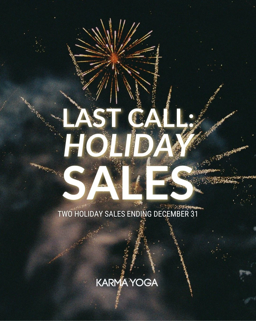 Stock up on classes for the new year before the ball drops tomorrow at midnight! 🪩✨ ⏳

THE SALES: 👇
🪩 Buy 2, Get 1 Free Drop-Ins (aka, 3 Class Pack for $64!)
🪩 15 Classes for $250
👉 1 year expiration, use for all class types
👉 Purchase from the