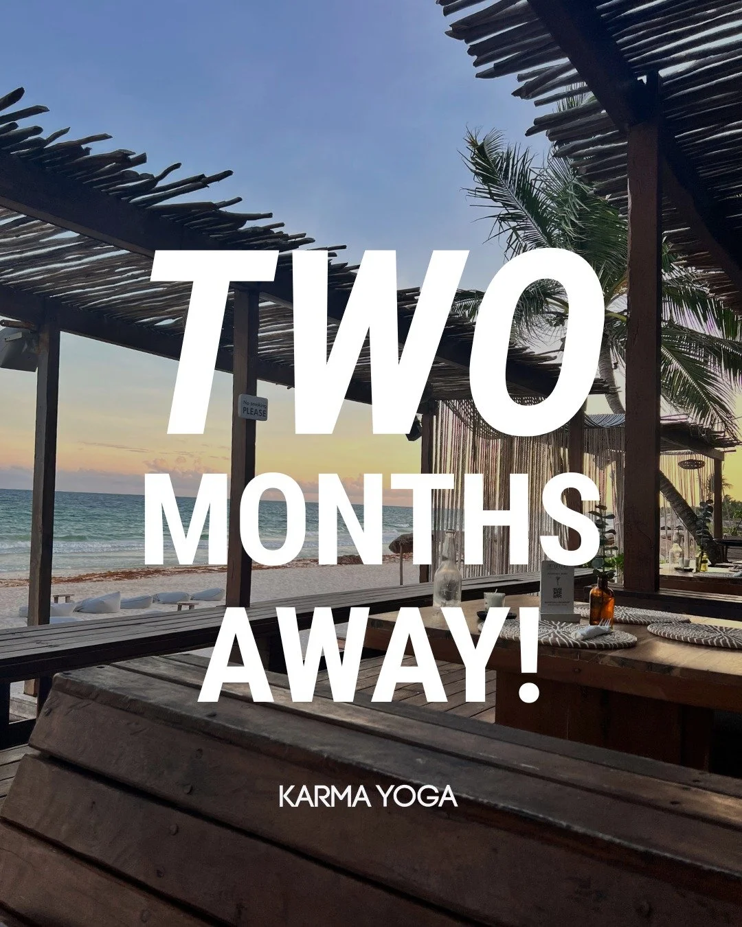 It's not too late to join us under the Tulum sun! 🌴

Join us this April for a week of adventure, connection, and movement with Karma Yoga. Expect daily classes from teachers you know and love, unlimited beach &amp; pool time, new connections made by