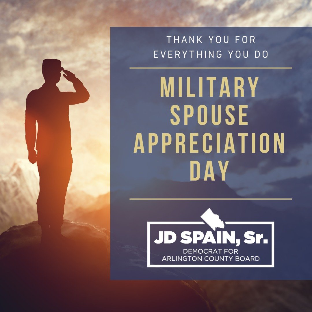 Today, I pay tribute to my military spouse of 31 years and countless other military spouses for their dedication and bravery. These individuals demonstrate resilience and courage, serving alongside our military members to strengthen our nation. 
#Mil