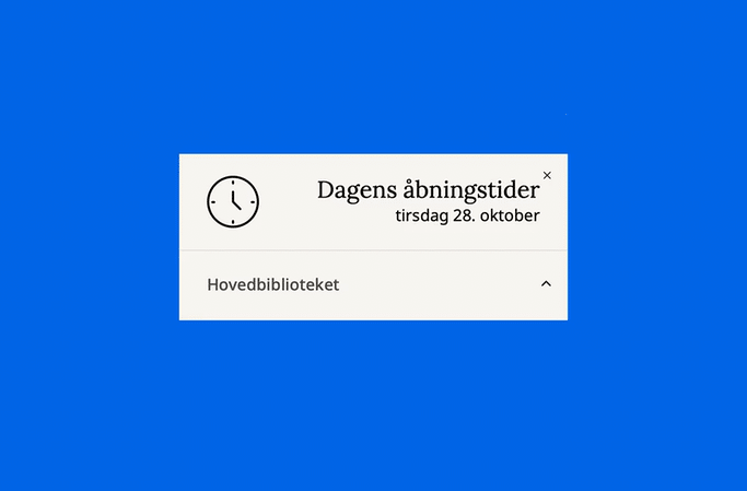 Når åbningstider bliver komplekse: sådan gjorde vi det simpelt for bibliotekerne