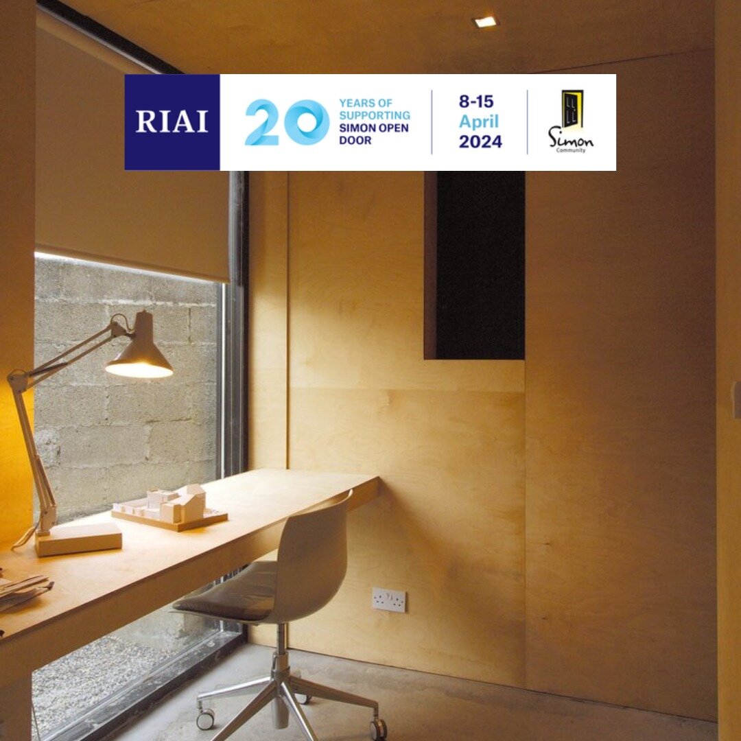 Proud to support the RIAI Simon Open Door for another year! 

The majority of our slots are booked up, but we have just added a few extra slots, be quick as it is booking up fast.
@riaionline 
.
.
.
#riaisimonopendoor #architect #irisharchitect #iris