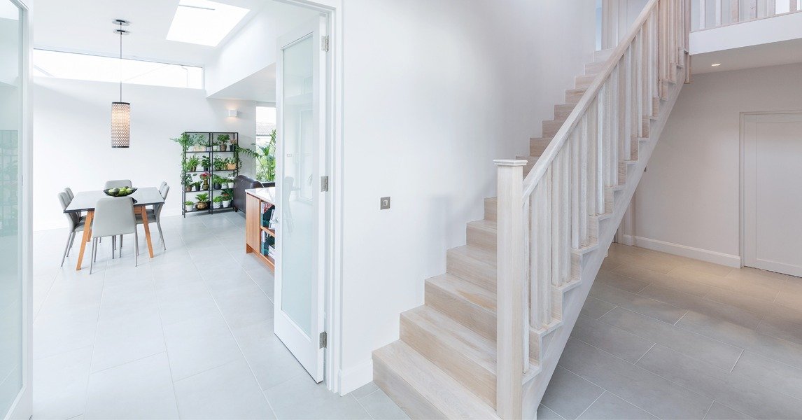Creating a calm and bright entranceway for a client with lots of natural light ☀️
.
.
.
#architect #irisharchitect #irisharchitecture #irishdesign #irishhomes #dublinhomes #architecture #architectireland #dublinarchitect #dublindesign #hometransforma