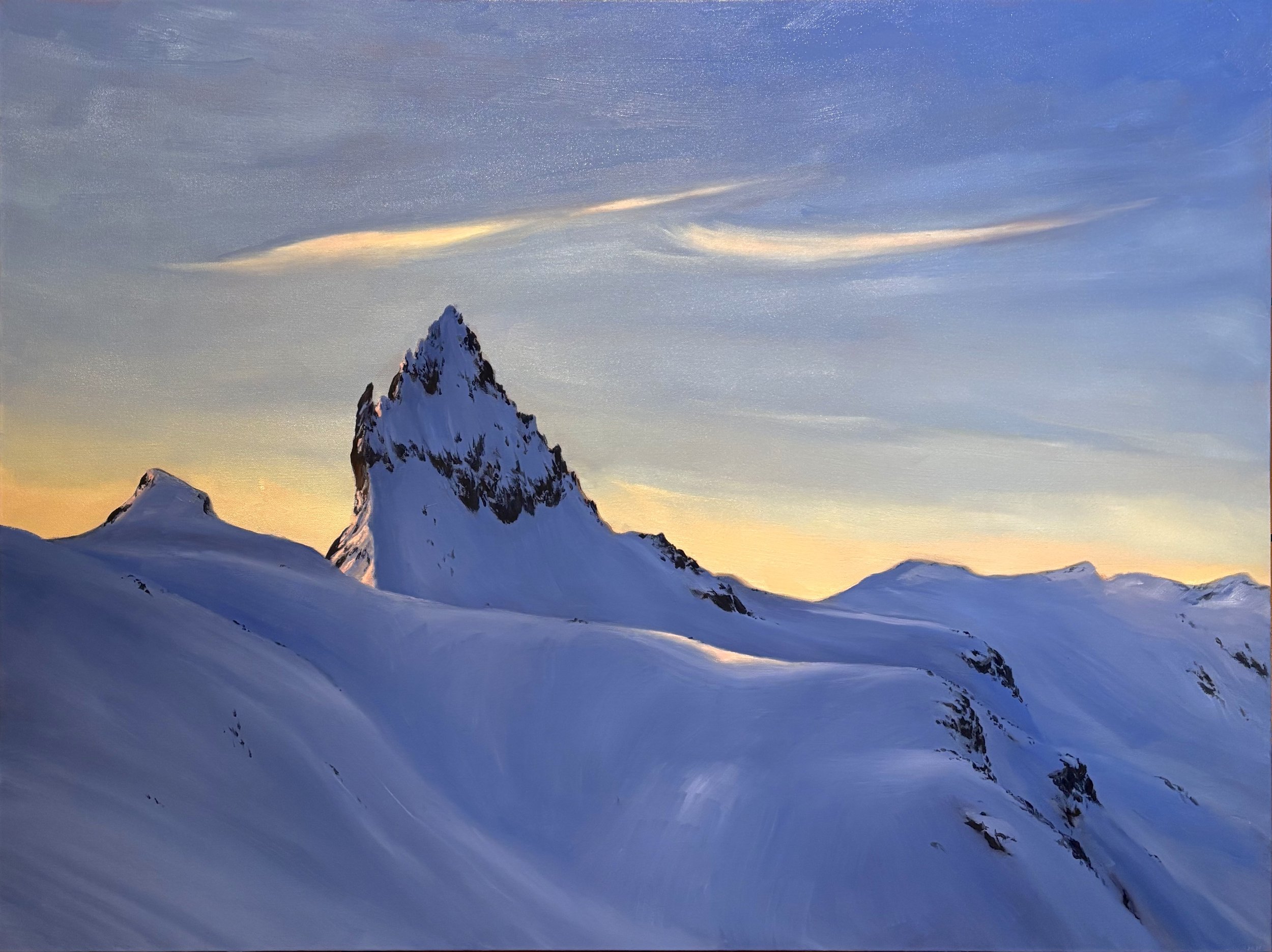 'Mt. Fee I' - Oil on Canvas - 36 x 48 in