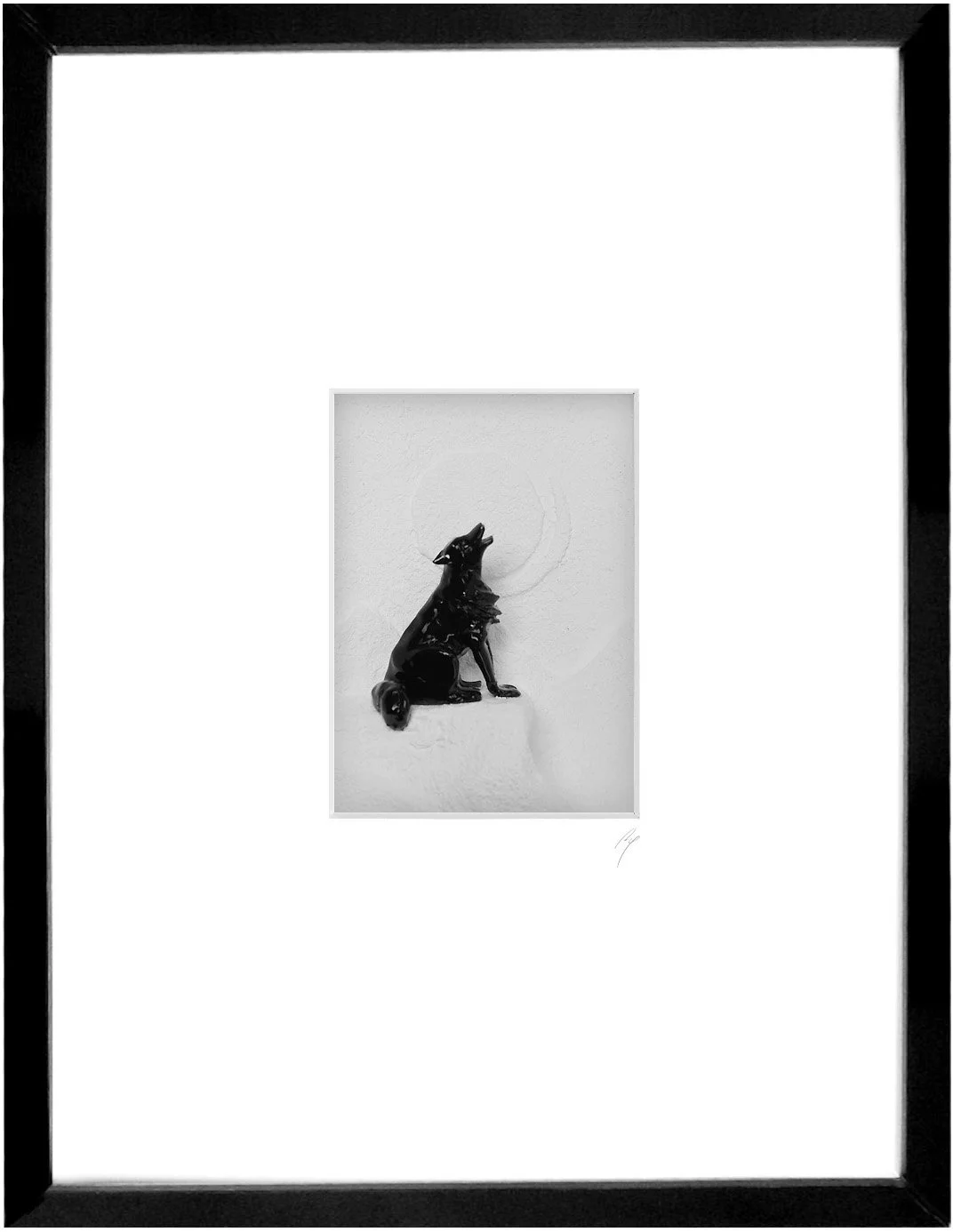 'Lone Wolf' - Mini Sculpture - 11.25 x 8.75