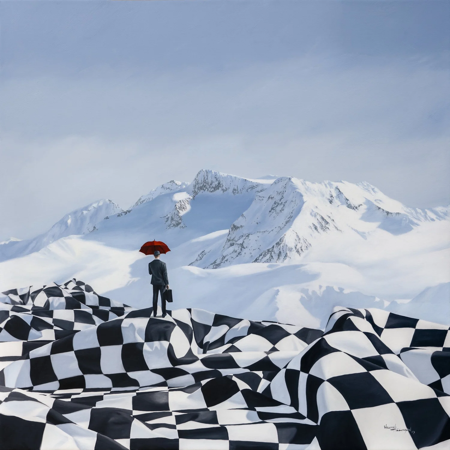 'A Willing Surrender' - Oil on Canvas - 40 x 40 in