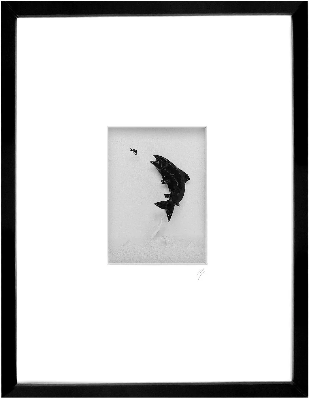 'Upstream Journey' - Mini sculpture - 11.25 x 8.75 in