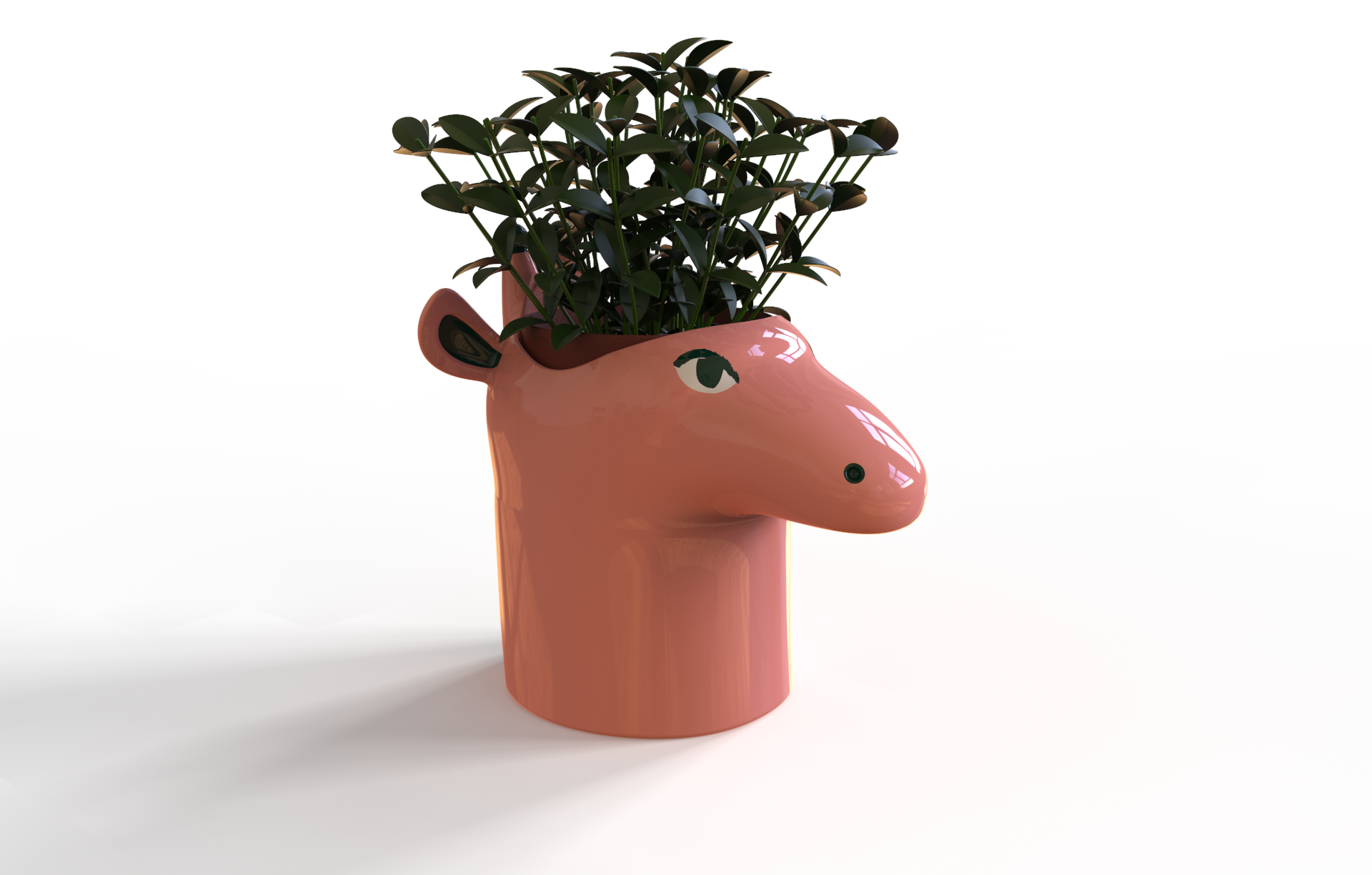 Giraffe Plant Pot