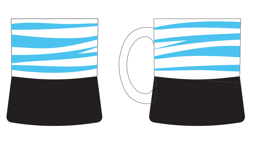Zebra Hoof Mug