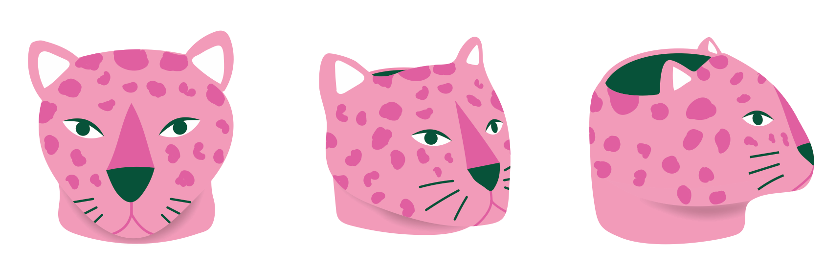 Leopard head (planter & sensory ball)