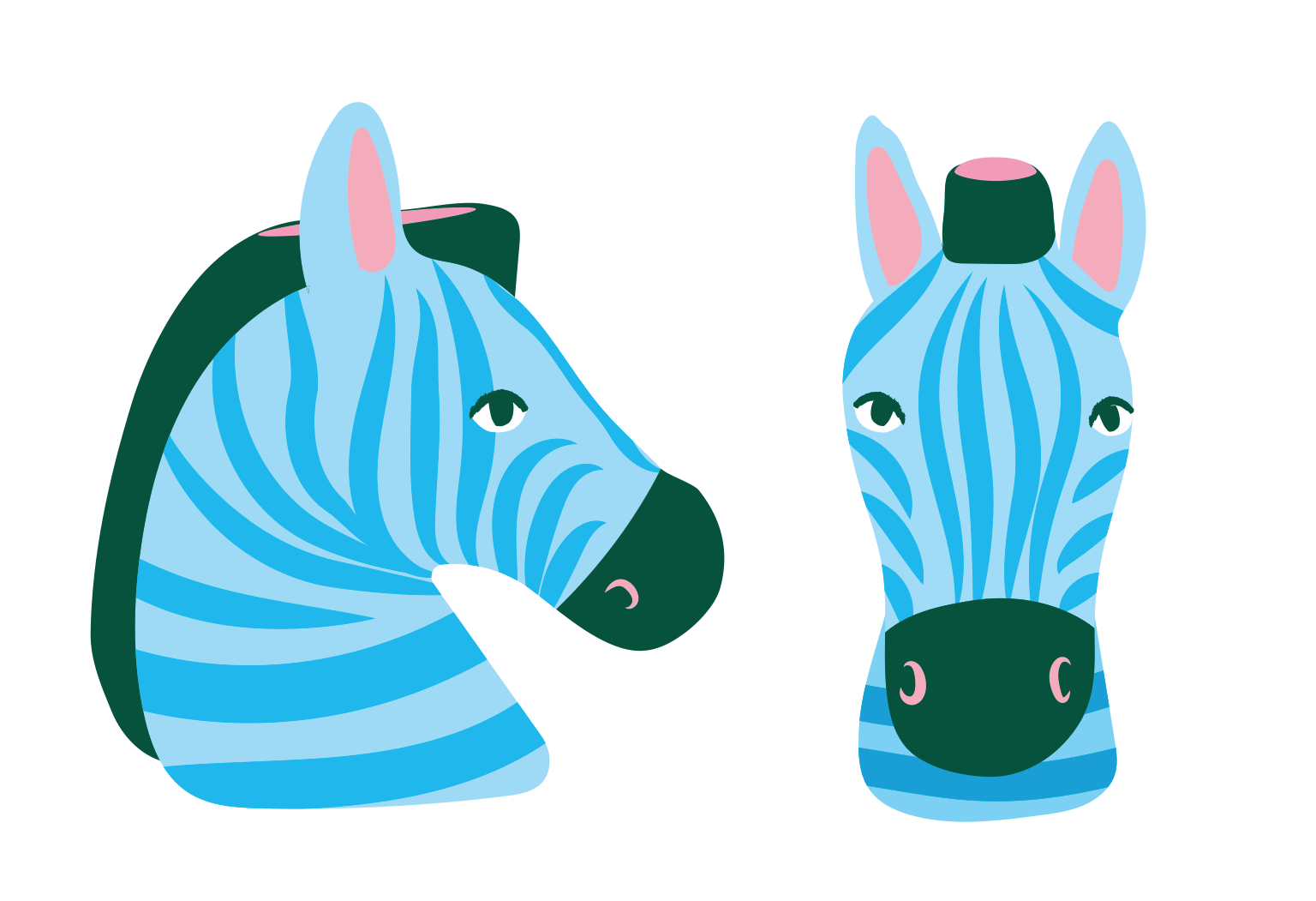 Zebra head (planter)
