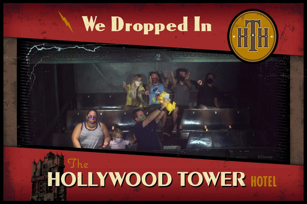 Tower of Terror ride photo