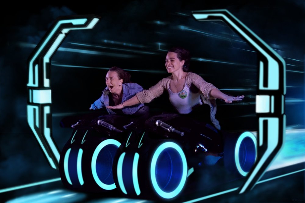 TRON Lightcycle Run ride photo