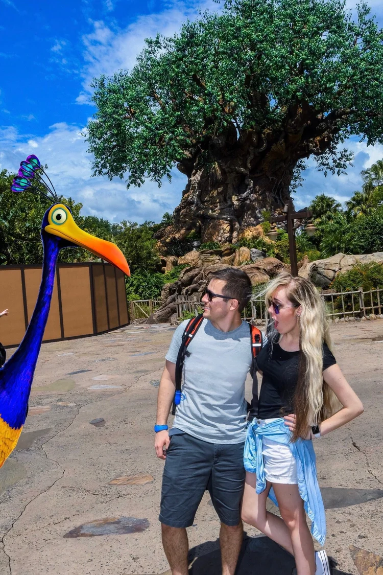 Couple at Animal Kingdom Tree of Life
