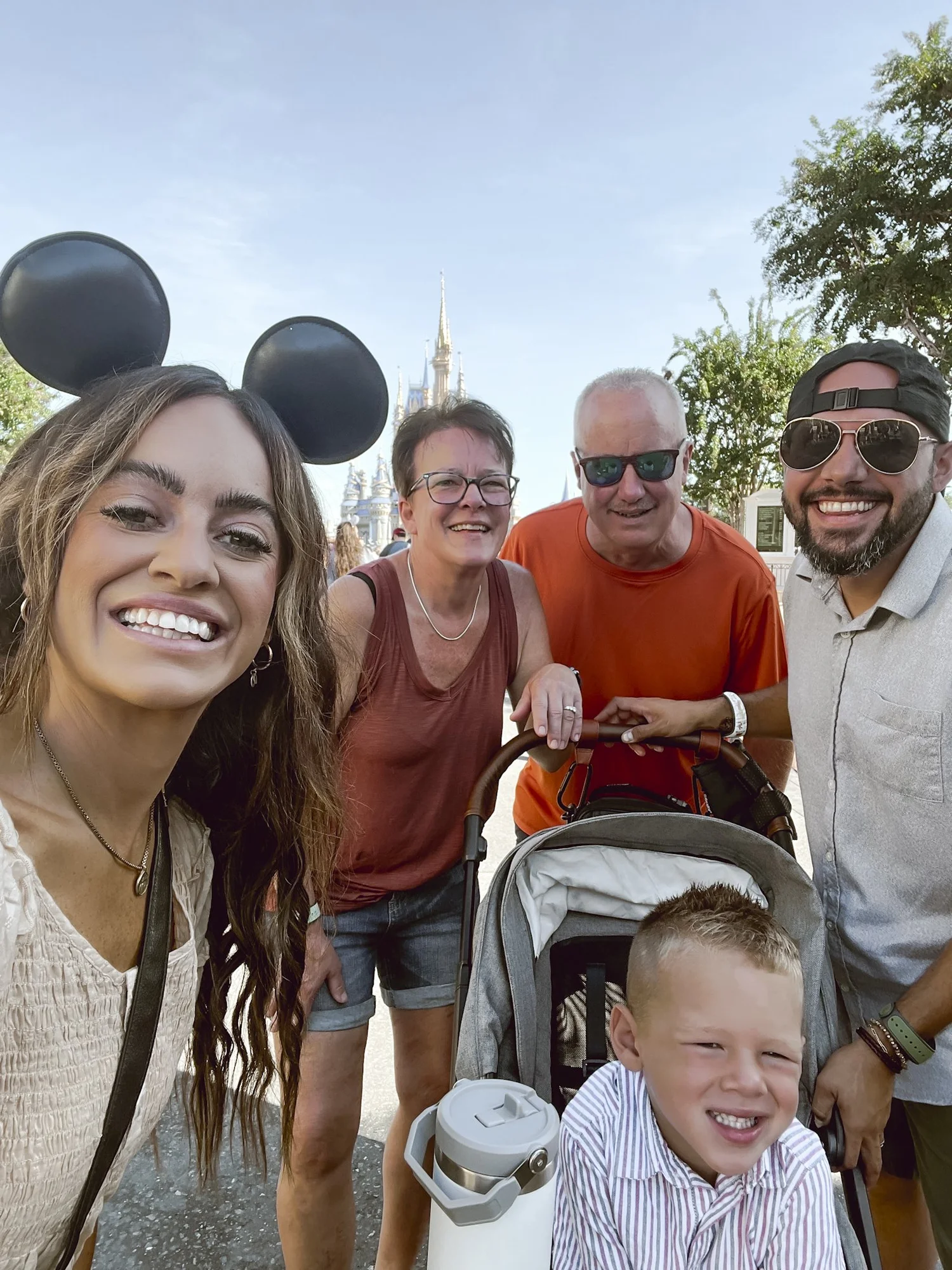 The Galvan family at Walt Disney World