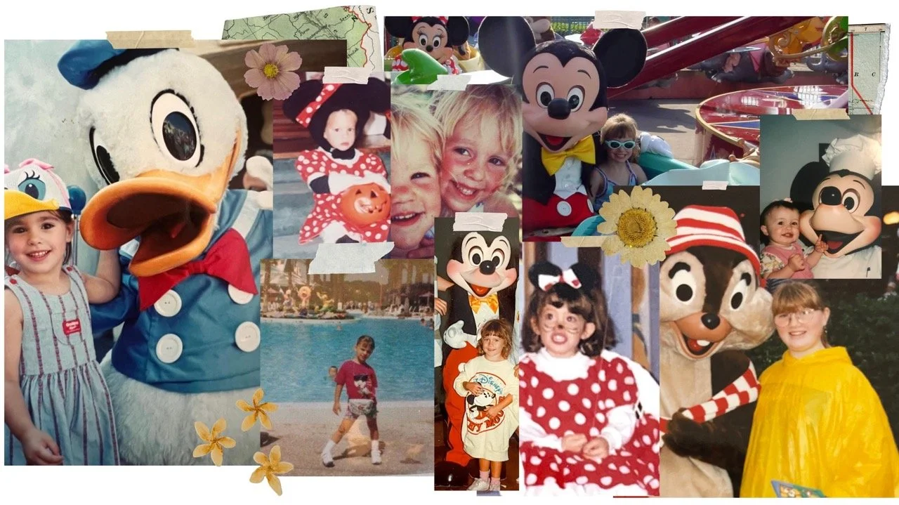Travel Grown team as kids at Disney
