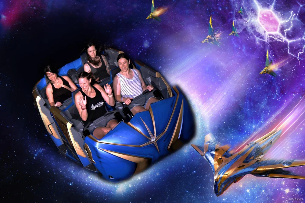 Guardians of the Galaxy Cosmic Rewind ride photo