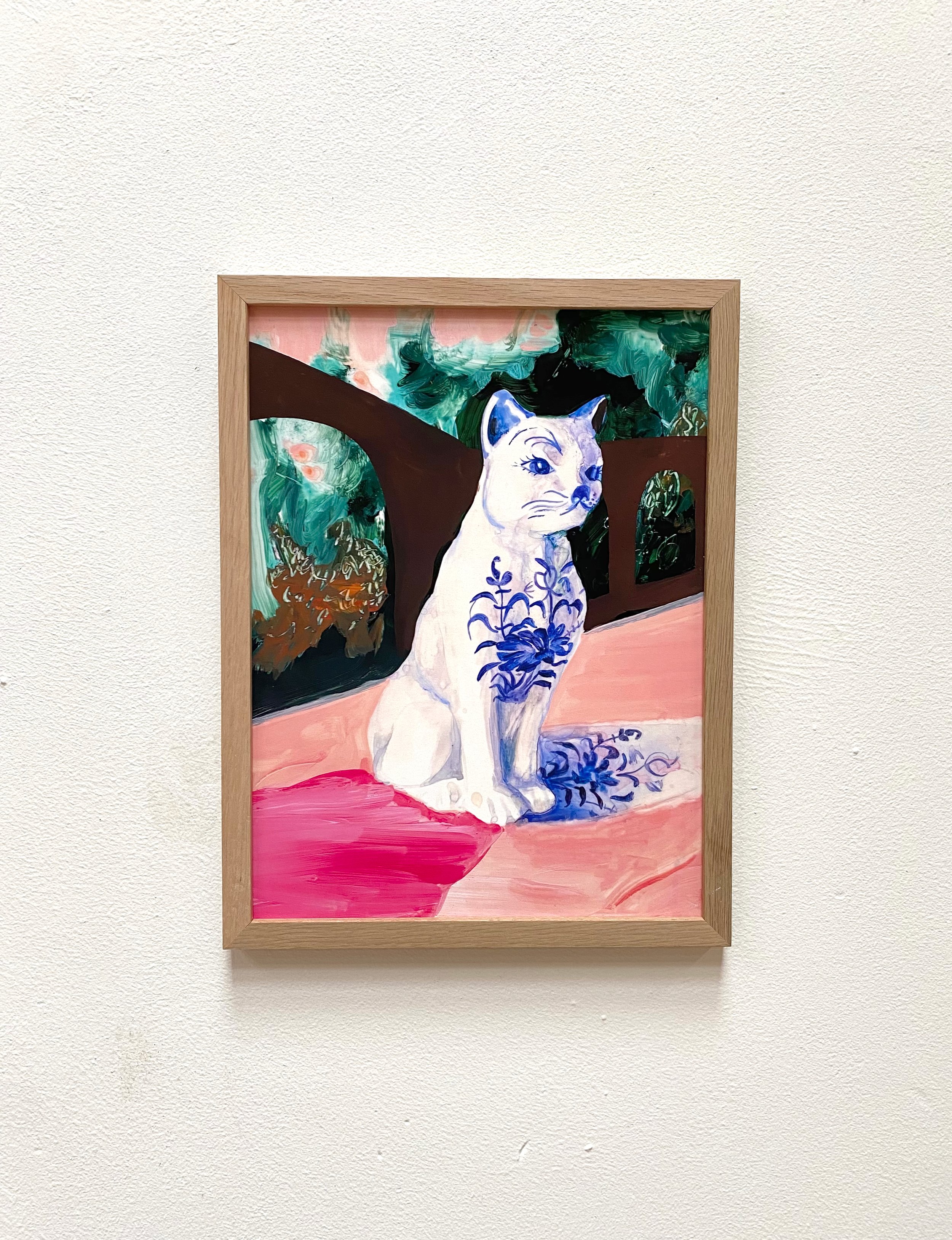 "Patio Cat" 9 x 12 print
