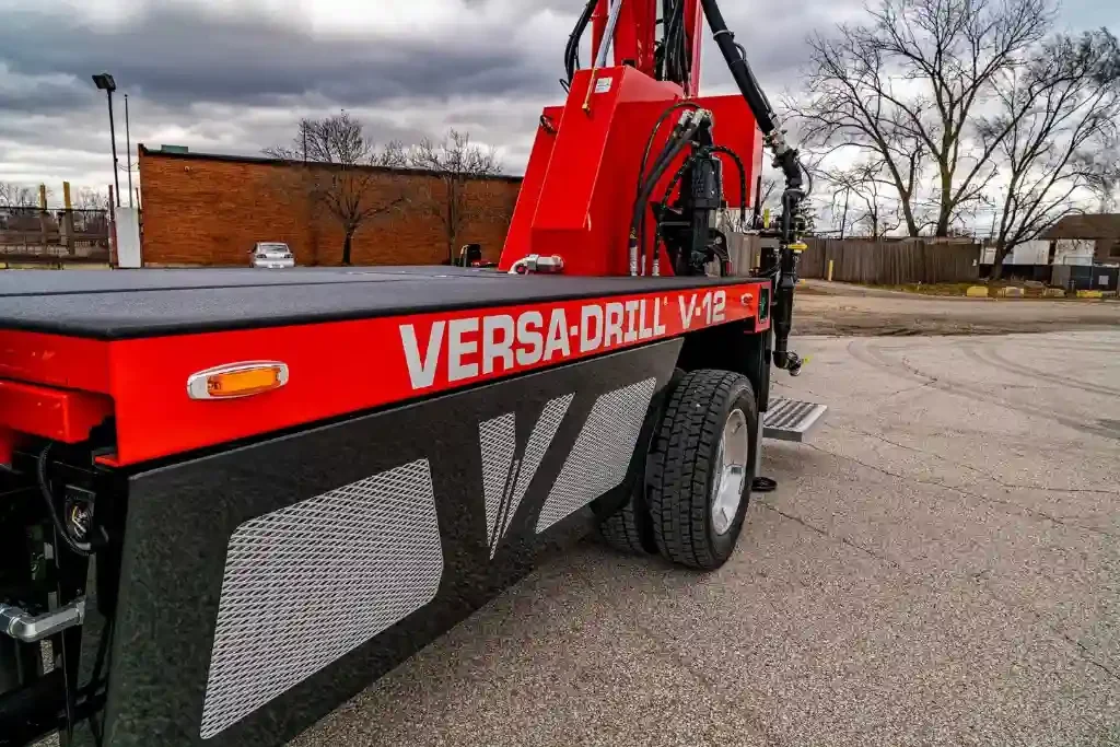 The Versa-Drill V-12 drilling rig is designed with ergonomic features, ensuring operator comfort during drilling operations.