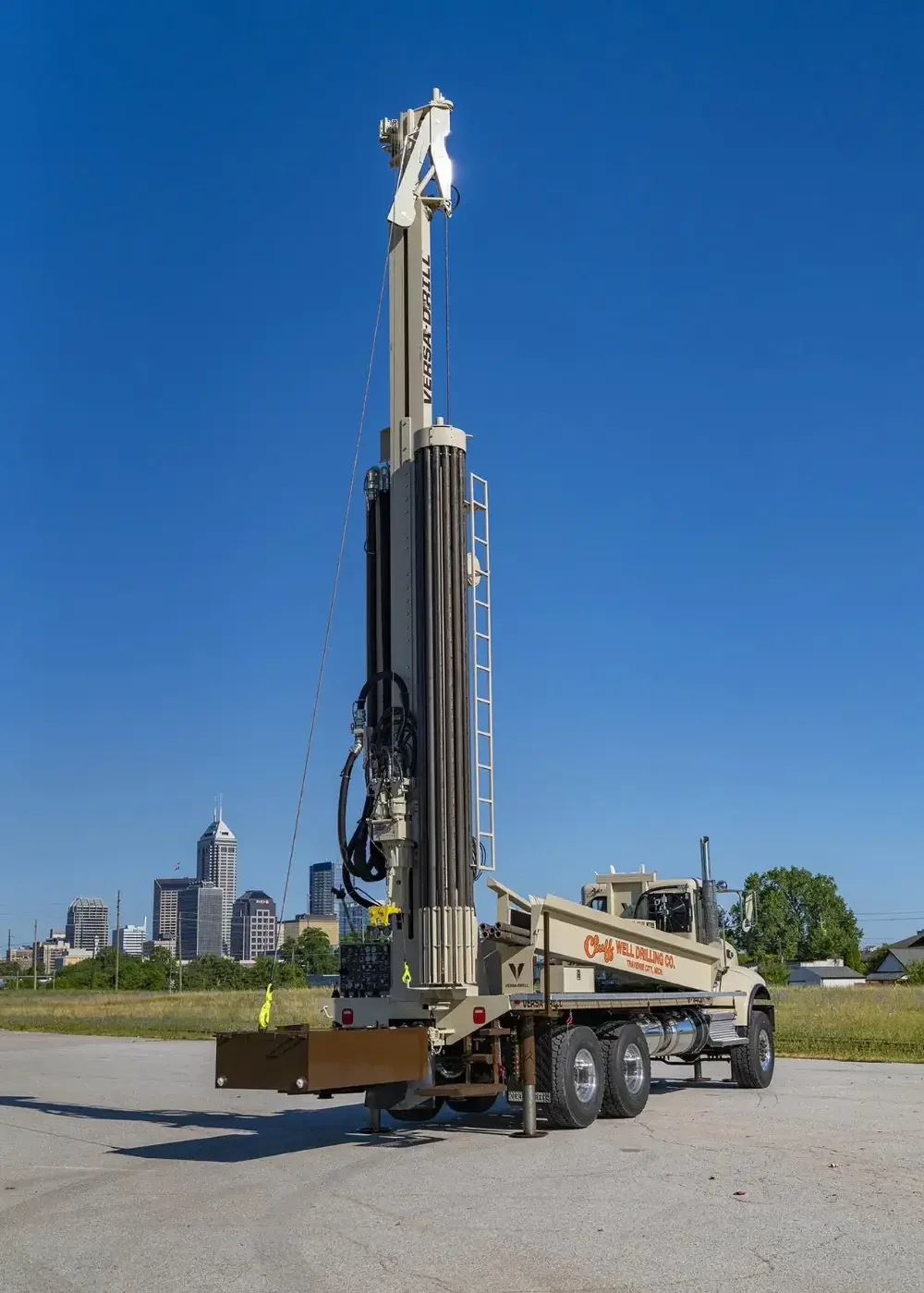  The V140X drilling rig requires minimal maintenance and has long-lasting components.