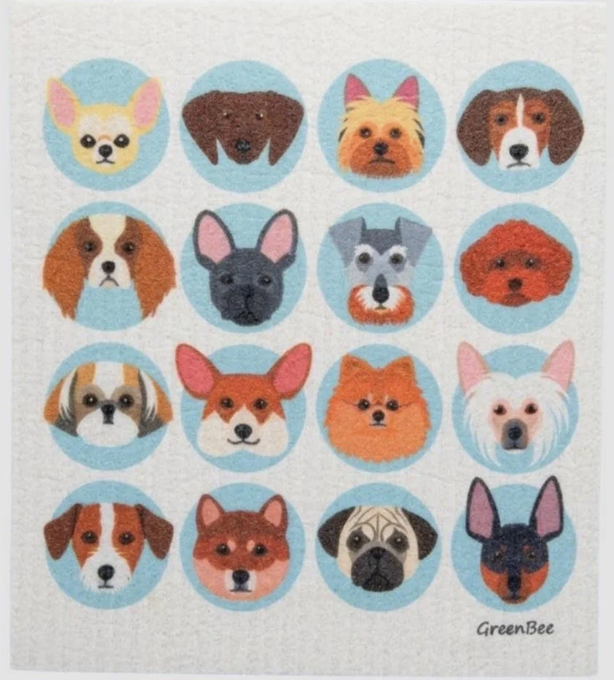Dogs Swedish Dishcloth
