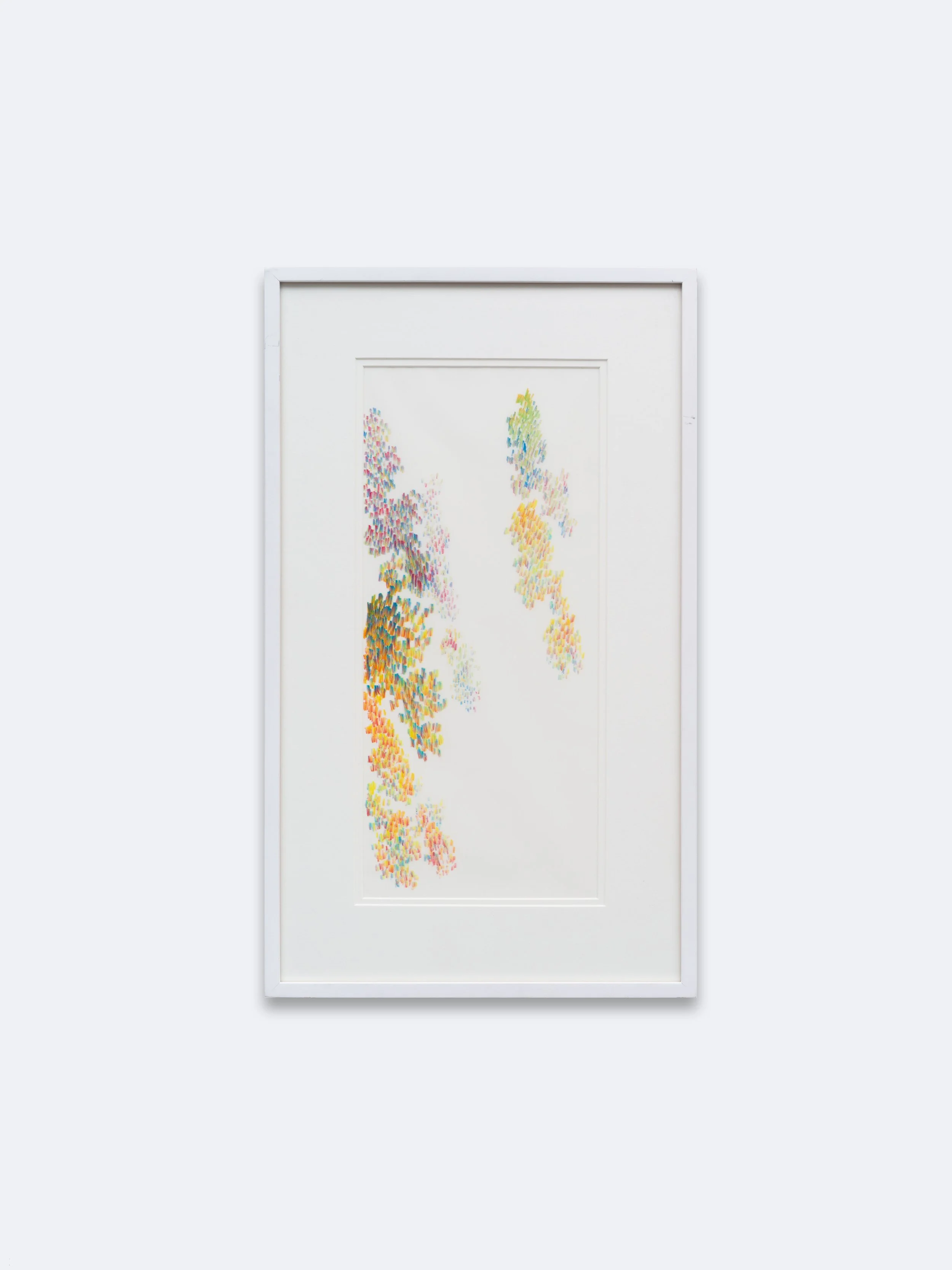 Stephen Antonakos
Untitled Drawing, January 20, 2005
Multi-color pencil on vellum
18 x 8 in, 22.75 x 14.75 in framed
45.75 x 20 cm, 57.75 x 35.5 cm framed