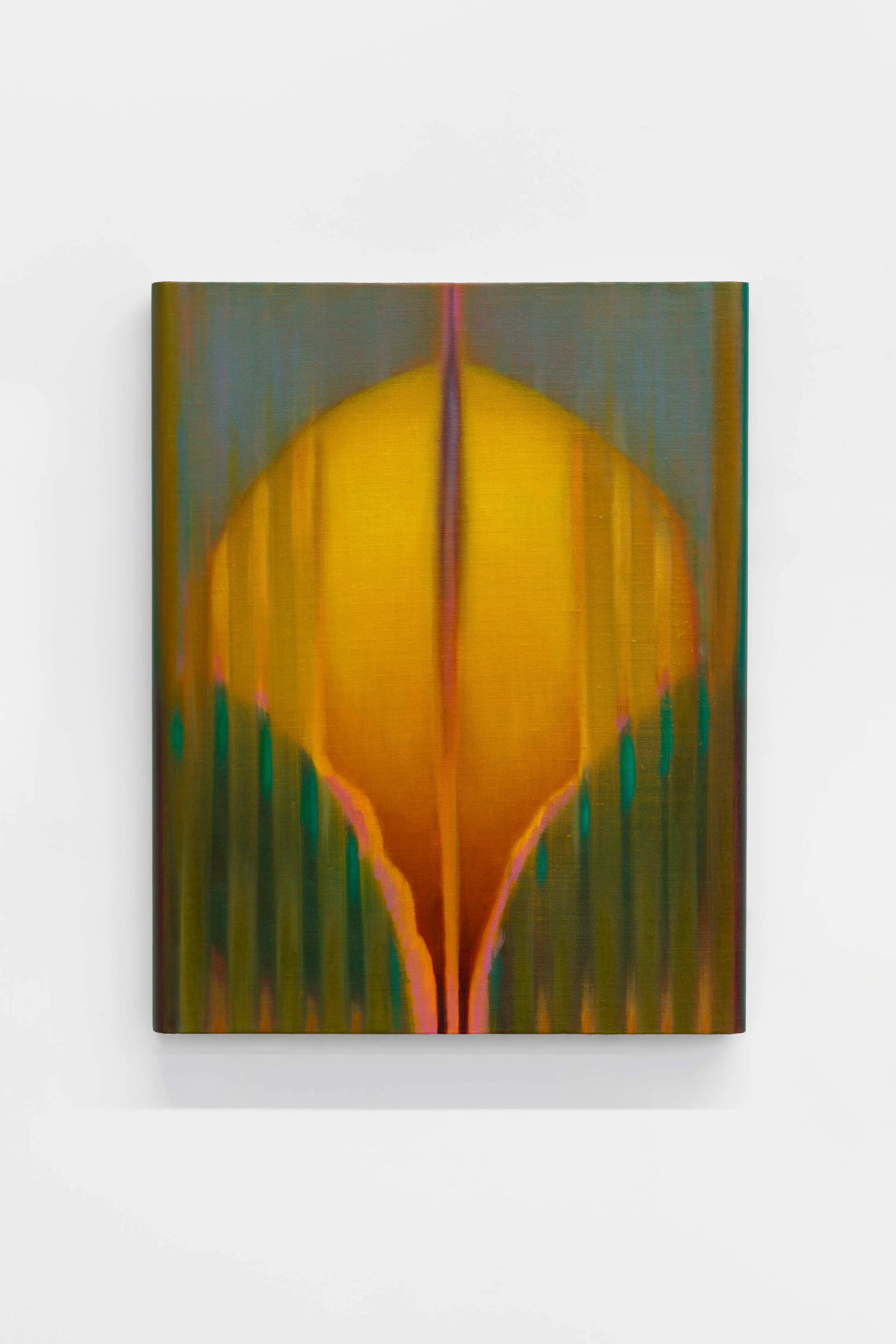 Élise Lafontaine
Sunny Yellow Chapel, 2024
Oil on linen mounted on wood
20 x 16 x 1 inches
