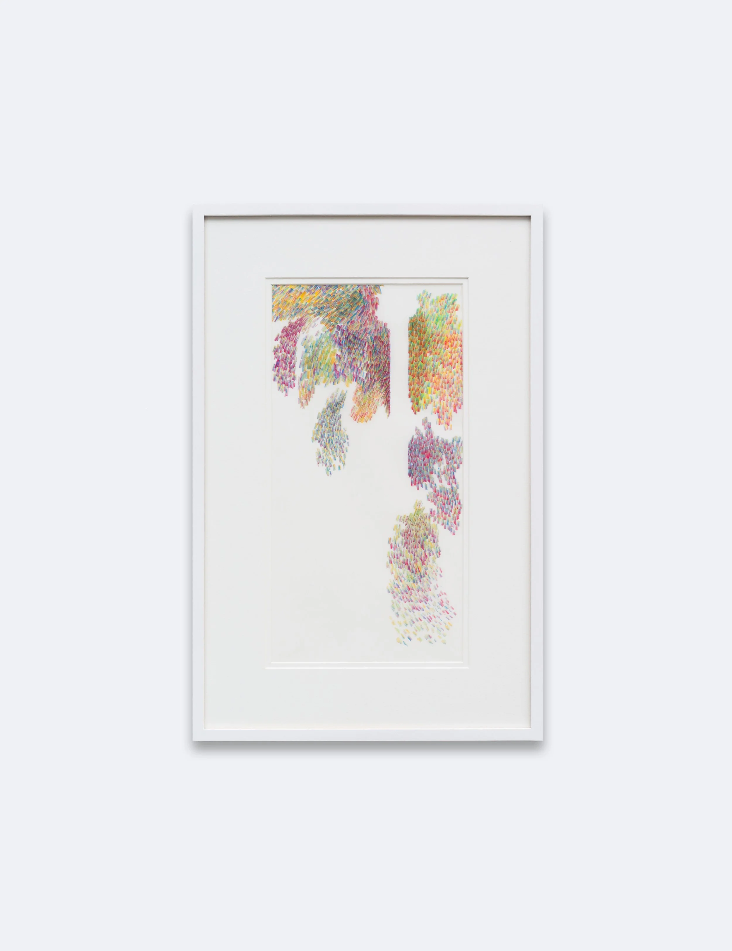 Stephen Antonakos
Untitled Drawing, #2 January 1, 2003
Multi-color pencil on vellum
16 x 8 cm, 22.75 x 14.75 cm framed
40.5 x 20 cm, 57.75 x 35.5 cm framed