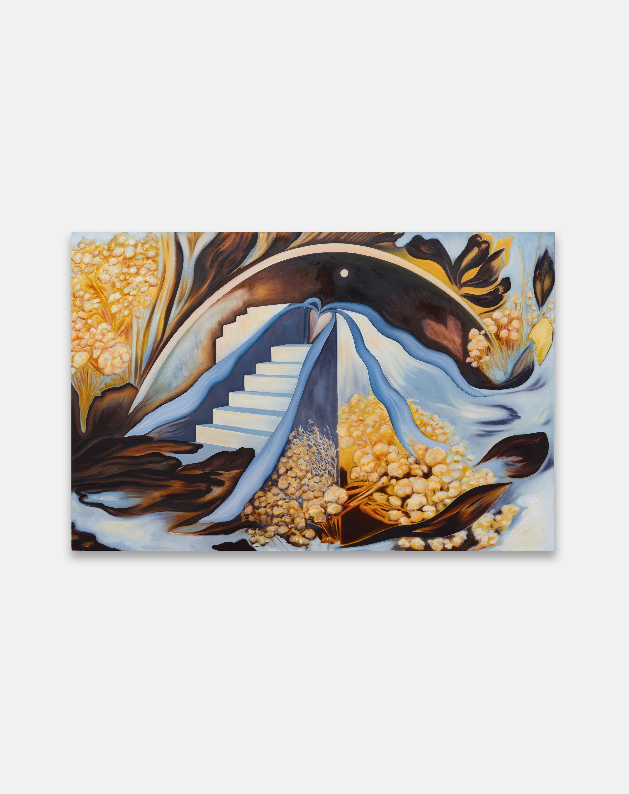 Sabrina Piersol
Clear Blue Mourning, 2026
Oil on linen
30 x 45 in
76.2 x 114.3 cm