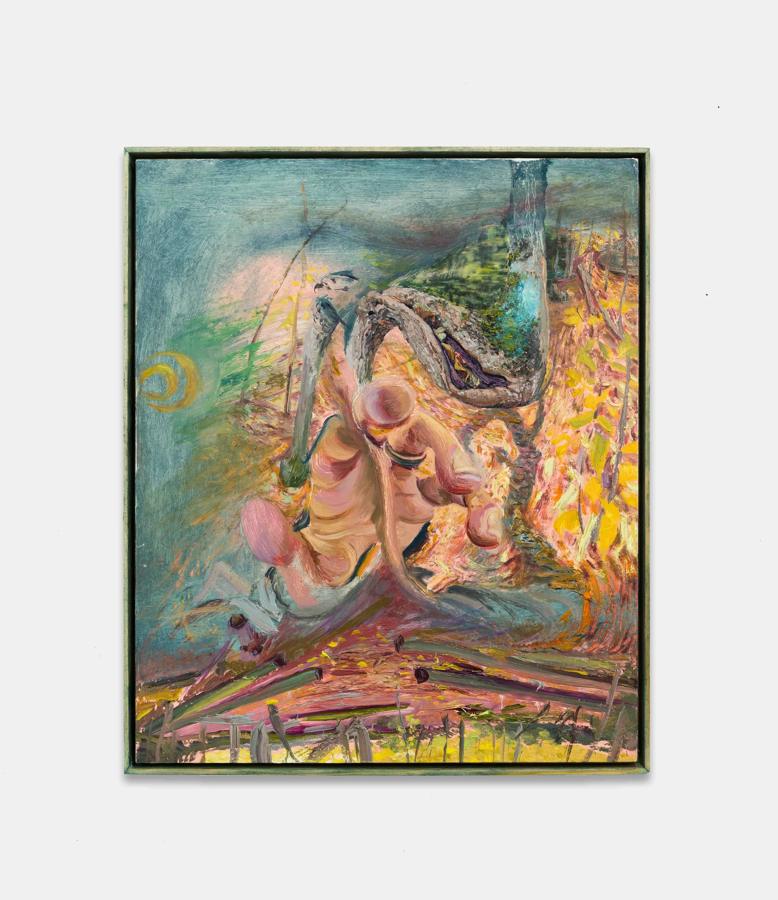 Dylan Vandenhoeck
Pressure Phosphere, Trail Marker, Plein Air, 2026
Oil on linen on panel
25 x 621 inches 