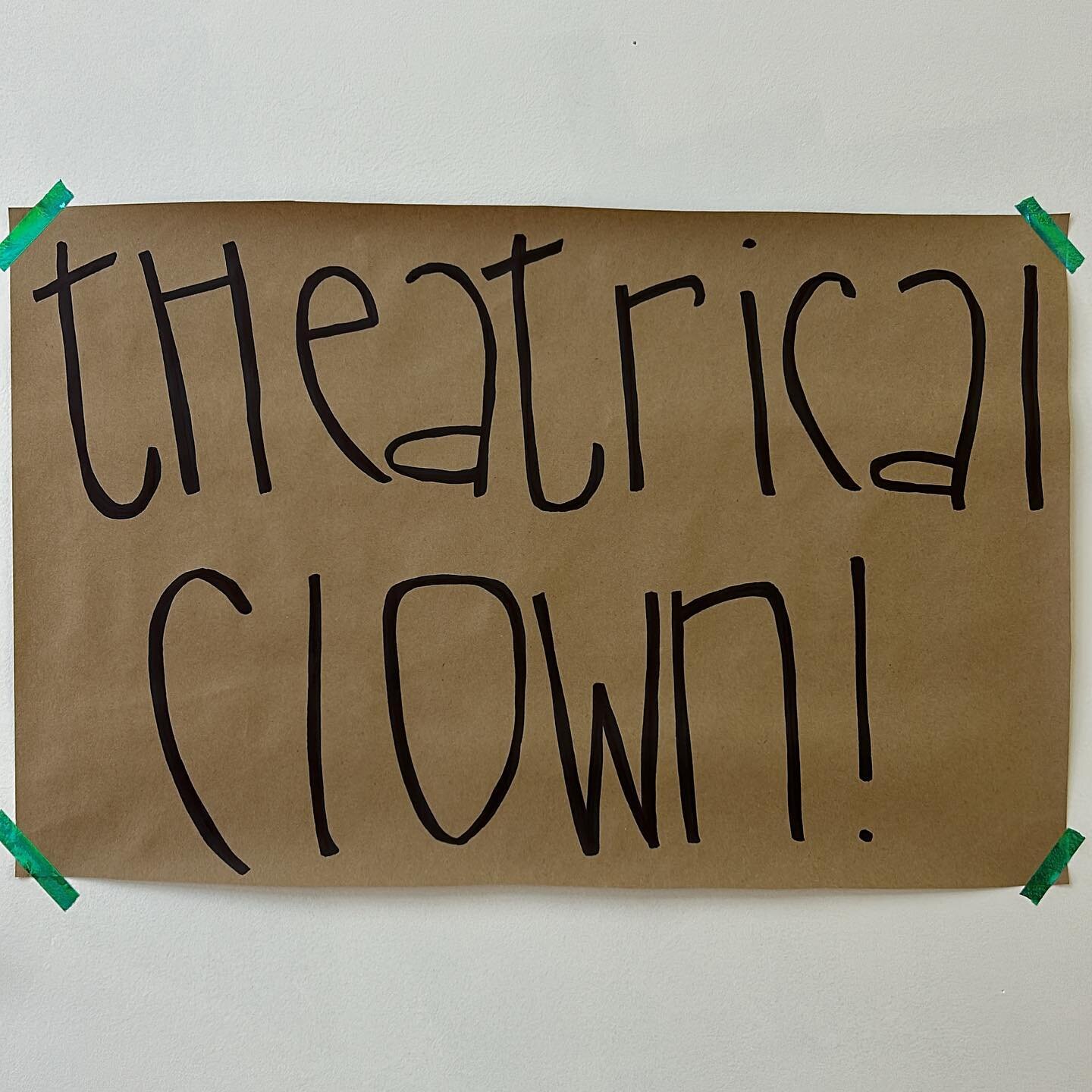 Did we ever think PlySpace would go full clown? No. Are we glad we did? YES! Welcome @carmen_nikae our first resident clown at our new temporary gallery  space at 304 S. Walnut St in Muncie! #notallclownsarescary #butsomeare