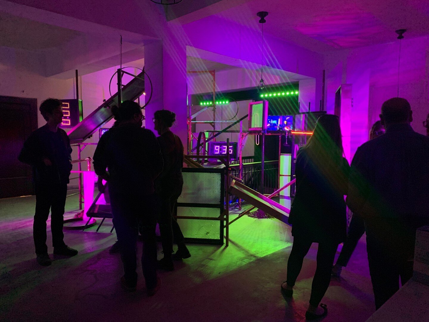 THANK YOU for SUCH a FUN OPENING NIGHT! The adventure continues all weekend long with High Maintenance, an immersive installation by Resident Fellow Joshua Challen Ice, open tonight (4/22), tomorrow (4/23), and Sunday (4/24) from 5-8pm on 3M of Corne