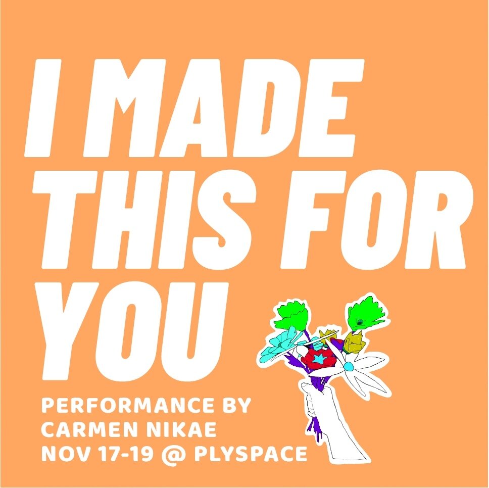 I Made This For You - A Queer Solo Clown Performance by Carmen Nikae⁠. 3 Shows in Muncie From November 17-19th @ PlySpace! Ticket link in bio! $5 suggested donation!⁠
A talk-back session with the audience will follow each performance.⁠
⁠
Schedule:⁠
F