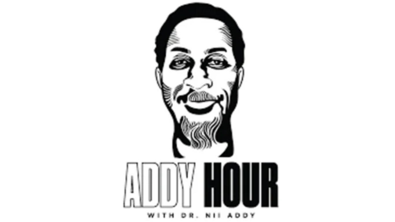 Cartoon outline Dr. Nii Addy