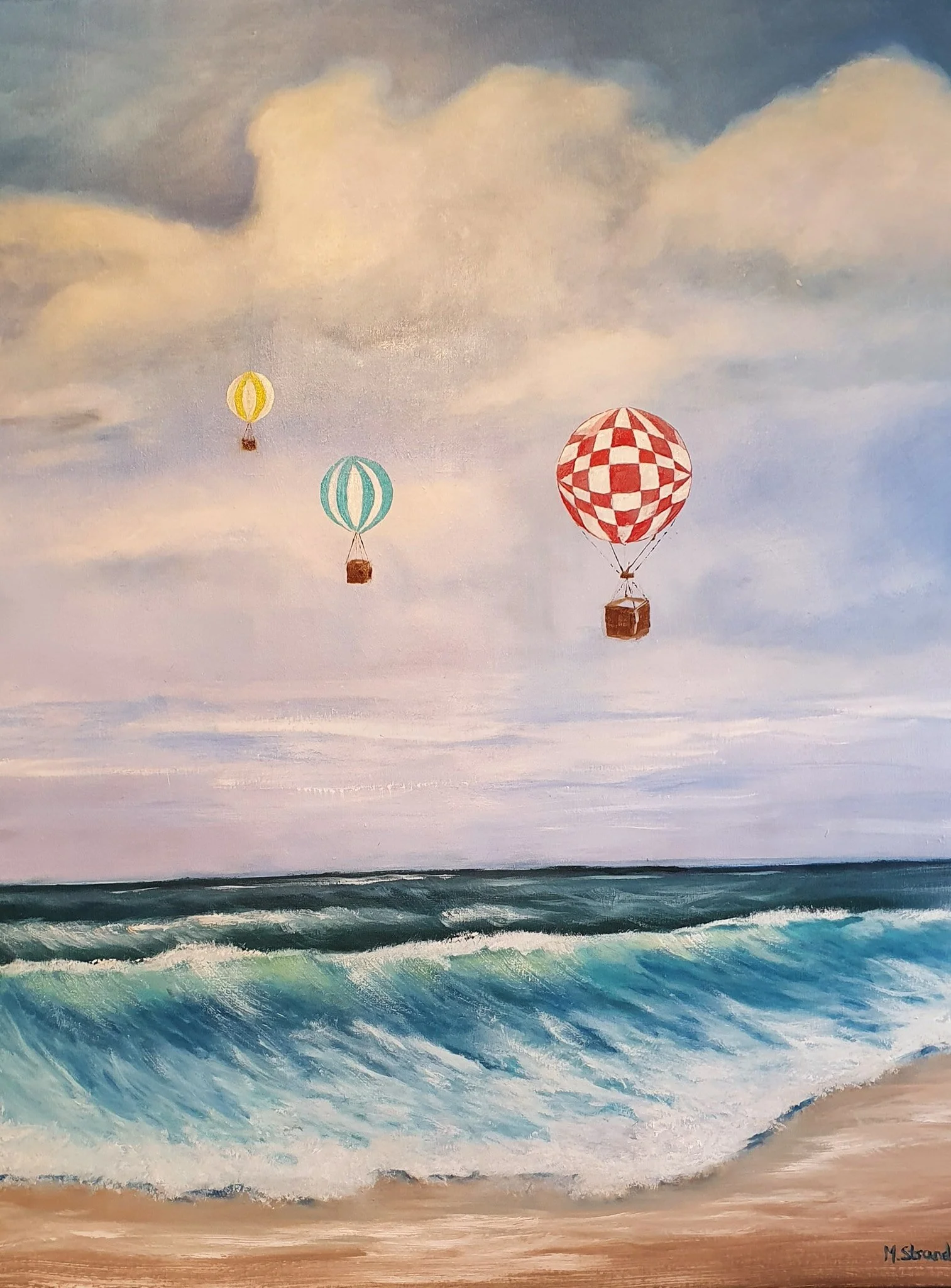 Ballongferd 100 x 80 n&aelig;rmer seg ferdig 😊