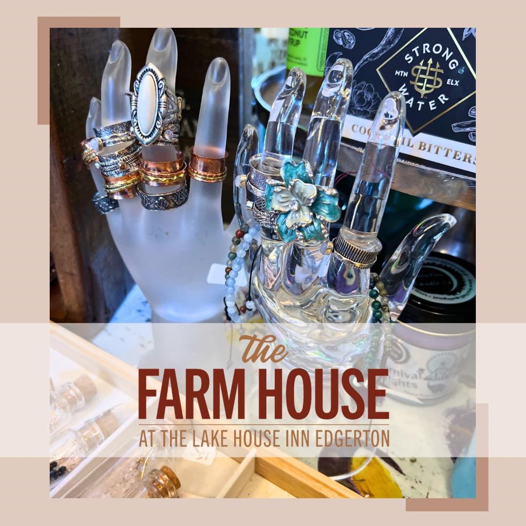 Find the perfect gift for your special someone! 💍
The FarmHouse is open during dinner on Friday and Saturday.  Make sure to grab your free tastings too! 🥃

#drinkandshop #edgertonwi #lakehouseinnedgerton #janesvillewi #shoplocally #sipandshop #Supp
