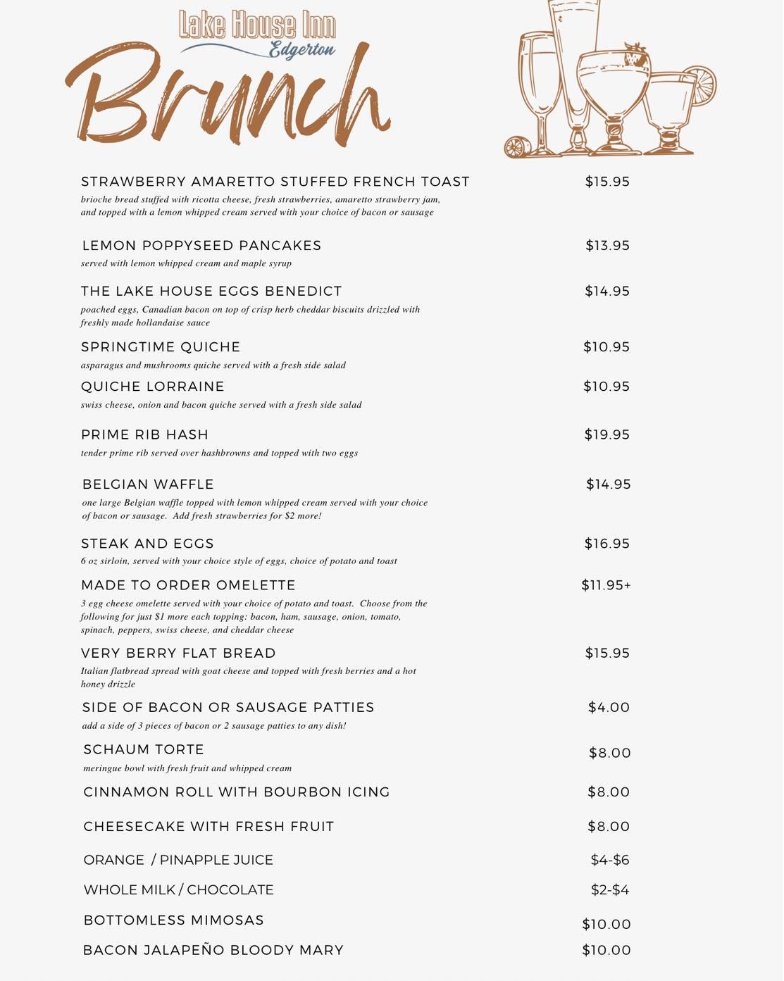 The Mother's Day Brunch menu is ready!  Can't wait for you to taste what we have in store! 🥞🍴🥂

 #brunch #happymothersday #mothersday #mothersdaybrunch #reservations #sipandshop #cocktails #SupperClub #eatlocal