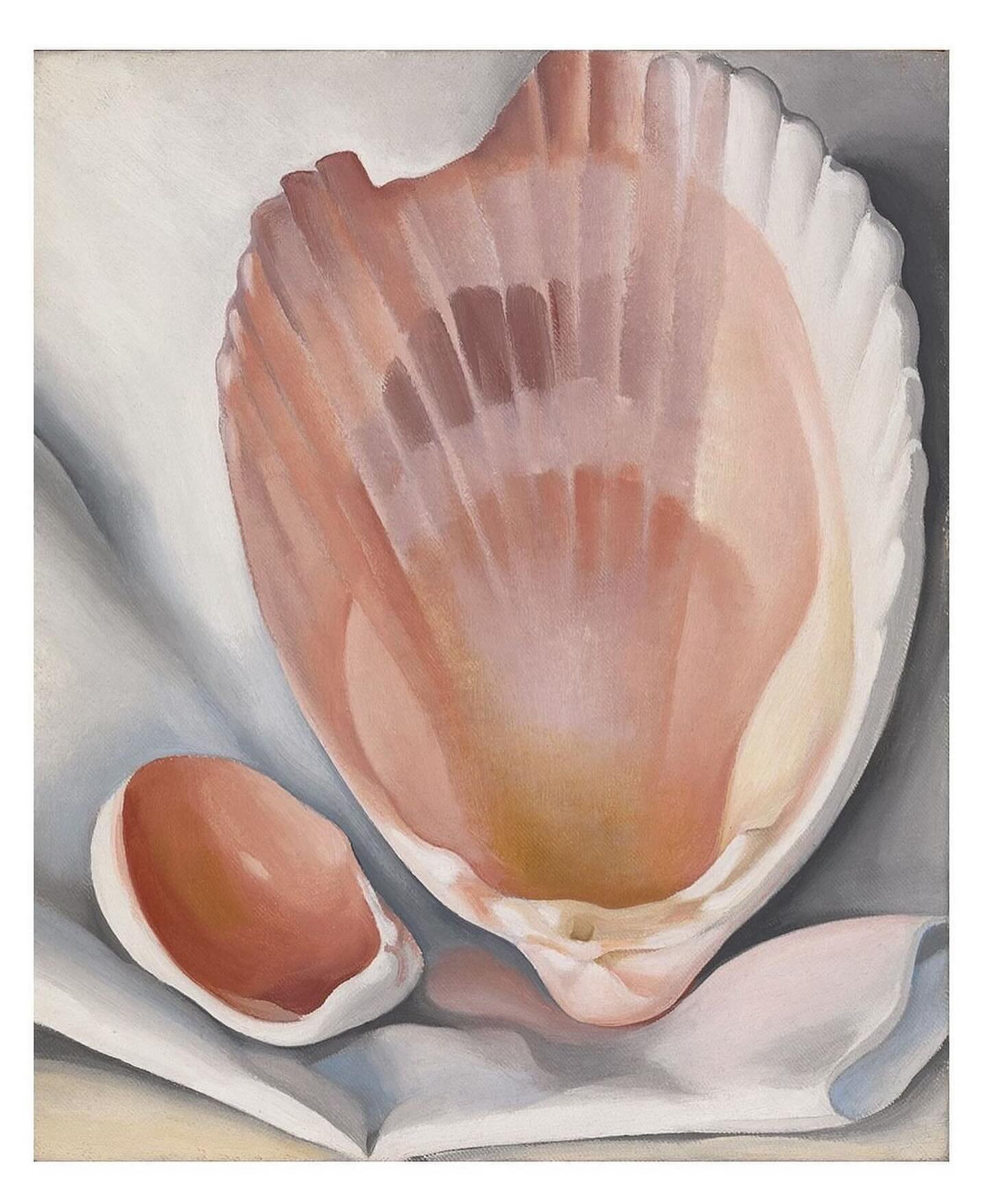 Two pink shells/pink shell, 1937
Georgia O&rsquo;Keeffe.

#conchitainspo #design #okeffeinspired #studioconchita