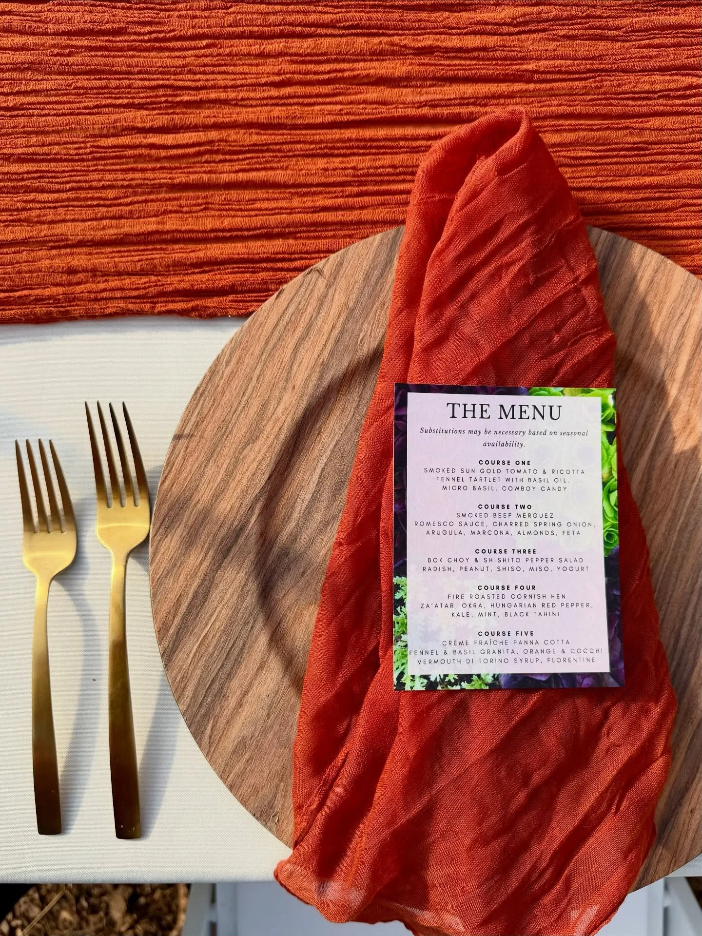 The weather paused for just enough time for us to host our second farm-to-table dinner last night. In partnership with Chef Justin, Mitchell, and the crew of @secrethandshake.hotsprings , thank you from the deepest roots of our garden to all of our g