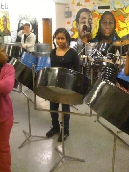 Me at the African Caribbean Center, Leicester, Highfields.