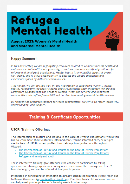 Mental Health Toolkit — Missouri Office of Refugee Administration