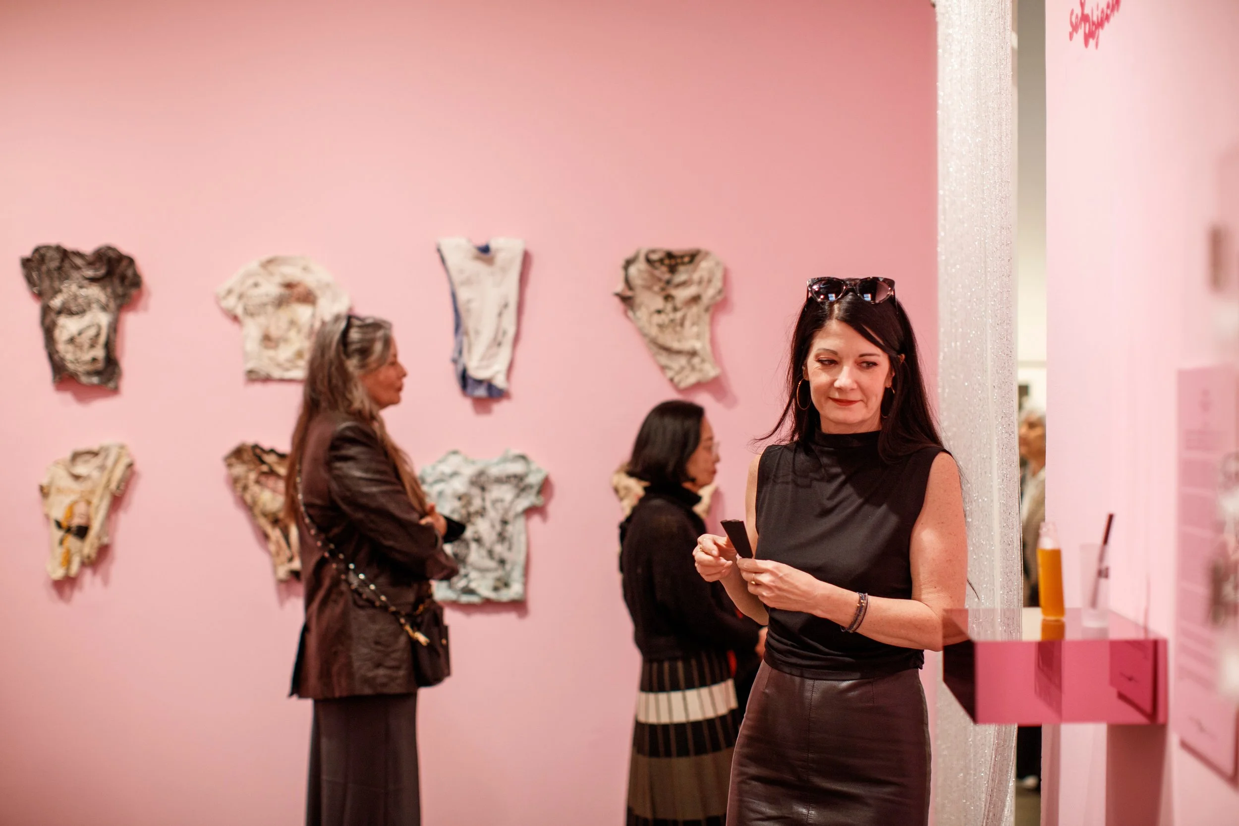 Hannah Sloan with Alia Malley's commissioned scent for SexObjects, 2025